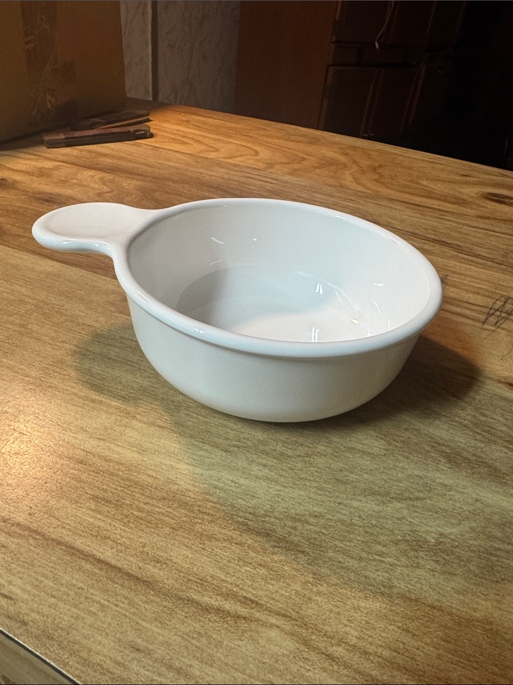 vintage white Corning Ware Grab-It Bowl (P-150-B)